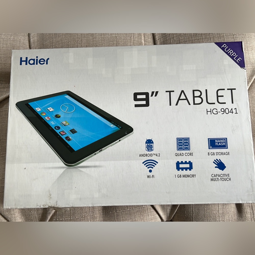 Haier 9” Tablet BRAND NEW